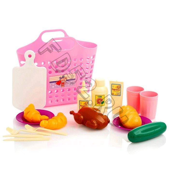 Игровой набор «Пикник» 18 предметов, цвета МИКС