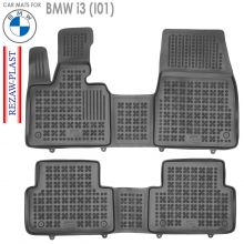Коврики BMW i3 (I01) от 2013 - 2022 в салон резиновые Rezaw Plast (Польша) - 2 шт.
