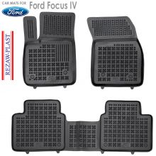 Коврики Ford Focus IV от 2018 -  в салон резиновые Rezaw Plast (Польша) - 3 шт.