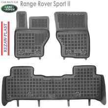 Коврики Land Rover Range Rover Sport II от 2013 - 2022 в салон резиновые Rezaw Plast (Польша) - 3 шт.