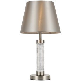 Лампа Настольная Интерьерная Favourite F-Promo Velum 2906-1T Никель / Фаворит