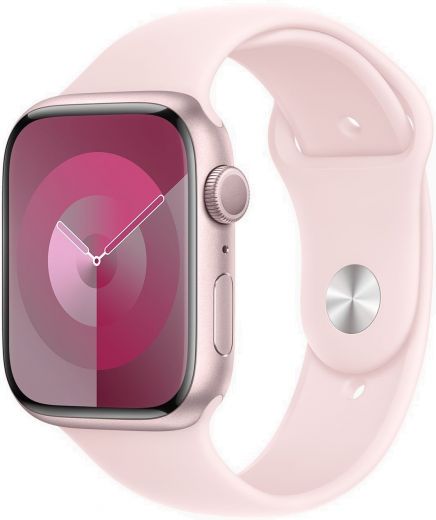 Apple Watch Series 9, Корпус Из Алюминия Розового Цвета, Спортивный Ремешок Нежно-Розового Цвета