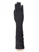 Фиолетовые женские перчатки ш+каш. IS02010 charcoal ELEGANZZA