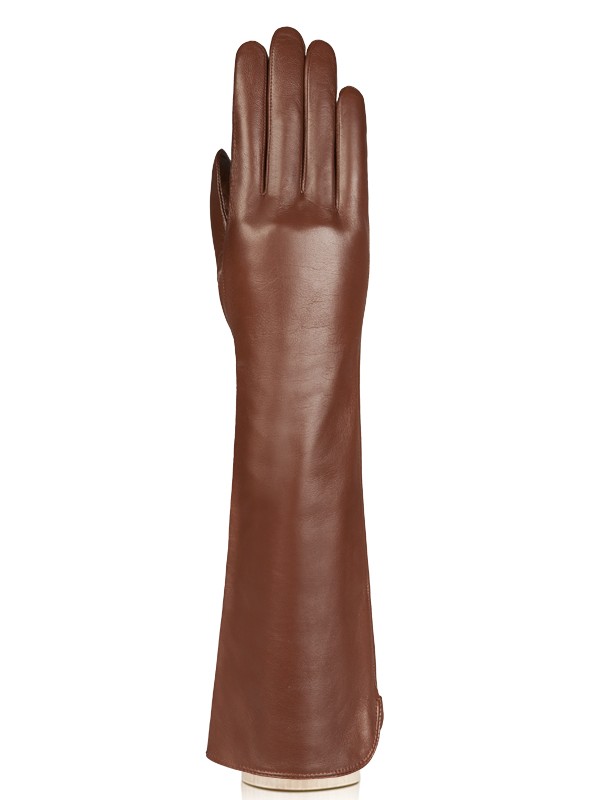 Женские кожаные перчатки п/ш LB-2002 camel LABBRA