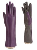 Перчатки женские ш+каш. TOUCH F-IS0065 d.violet/d.grey ELEGANZZA