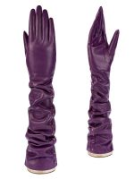 Перчатки женские ш+каш. F-IS1392 d.violet ELEGANZZA