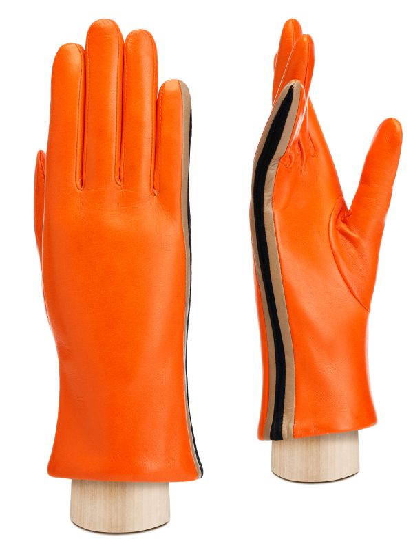 Перчатки женские ш+каш. IS01091 orange ELEGANZZA