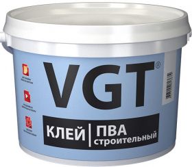 Клей ПВА Строительный VGT 1кг для Бытовых Работ / ВГТ Строительный