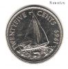 Багамские острова 25 центов 1969