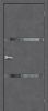 Межкомнатная Дверь с Экошпоном Bravo Браво-2.55 Slate Art / Mirox Grey 600x2000, 700x2000, 800x2000, 900x2000мм / Браво
