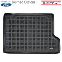 Коврик Ford Tourneo Custom I от 2012 - 2023 Long 8-9 мест в багажник резиновый Rezaw Plast (Польша) - 1 шт.