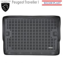 Коврик Peugeot Traveller I от 2016 -  Long в багажник резиновый Rezaw Plast (Польша) - 1 шт.