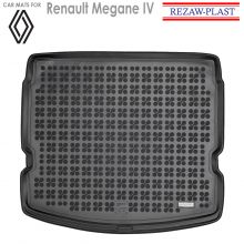 Коврик Renault Megane IV от 2016 -  Универсал для нижнего уровня в багажник резиновый Rezaw Plast (Польша) - 1 шт.