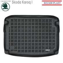 Коврик Skoda Karoq I от 2017 -  с инструментом в багажник резиновый Rezaw Plast (Польша) - 1 шт.