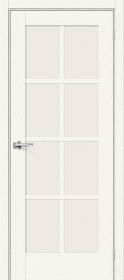 Межкомнатная Дверь с Экошпоном Bravo Прима-11.1 White Wood / Magic Fog 600x2000, 700x2000, 800x2000, 900x2000мм / Браво