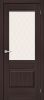 Межкомнатная Дверь с Экошпоном Bravo Прима-3 Wenge Melinga / White Сrystal 600x2000, 700x2000, 800x2000, 900x2000мм / Браво