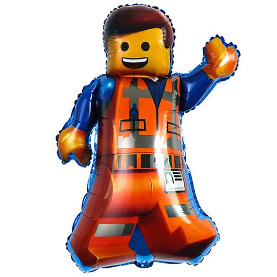 Лего персонаж шар фольгированный с гелием