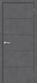 Межкомнатная Дверь с Экошпоном Bravo Граффити-1.Д Slate Art 600x2000, 700x2000, 800x2000, 900x2000мм / Браво