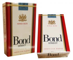 Сигареты - BOND Street. American blend. USA. 90-е. Редкие. Оригинал verified