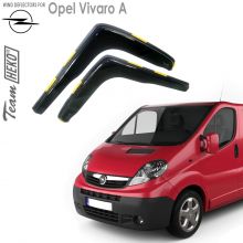 Дефлекторы Opel Vivaro A от 2001 - 2014 для дверей вставные Heko (Польша) - 2 шт.