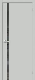 Межкомнатная Дверь Эмалит Bravo Браво-1.55.П Grey Matt / Mirox Grey 600x2000, 700x2000, 800x2000, 900x2000мм / Браво