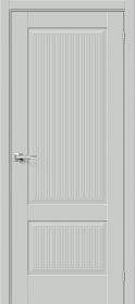 Межкомнатная Дверь Эмалит Bravo Прима-12.Ф7 Grey Matt 600x2000, 700x2000, 800x2000, 900x2000мм / Браво