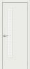 Межкомнатная Дверь Винил Bravo Браво-9 Super White / Wired Glass 12,5 400x2000, 600x2000, 700x2000, 800x2000, 900x2000мм / Браво