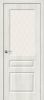 Межкомнатная Дверь Винил Bravo Скинни-15 Casablanca / White Сrystal 600x2000, 700x2000, 800x2000, 900x2000мм / Браво