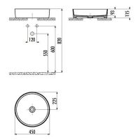 схема Creavit Loop LP145 зелёный нил