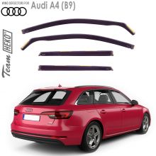 Дефлекторы Audi A4 (B9) от 2015 -  Avant / Allroad для дверей вставные Heko (Польша) - 4 шт.