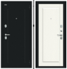 Входная Дверь Bravo Сьют Kale Букле Черное/White Wood 860x2050, 960x2050мм / Браво