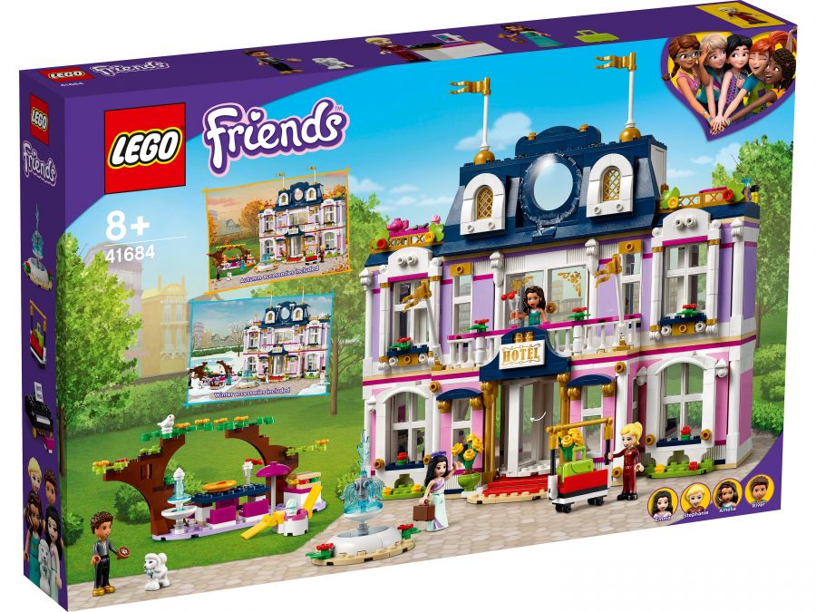 Конструктор LEGO Friends 41684 "Гранд-отель Хартлейк Сити", 1308 дет.
