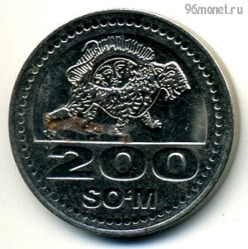 Узбекистан 200 сумов 2018