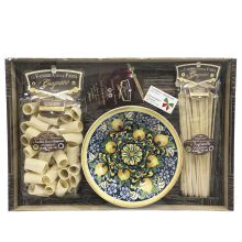 Набор пасты подарочный Амальфи La Fabbrica Della Pasta с Тарелкой 25 см (Италия)