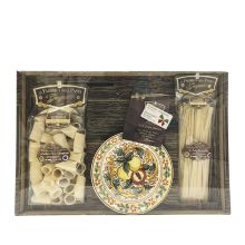 Набор пасты подарочный Сорренто La Fabbrica Della Pasta с Тарелкой 21 см (Италия)