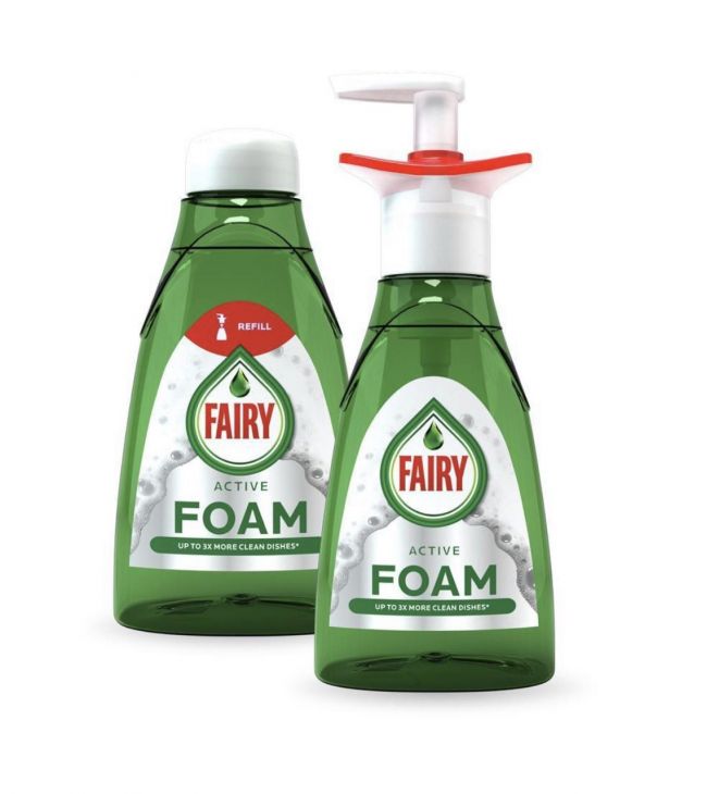 Fairy Active Foam набор 2х375 ml пена для мытья посуды