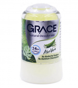 Кристаллический натуральный антибактериальный дезодорант Грейс - Алоэ Вера, 70 гр