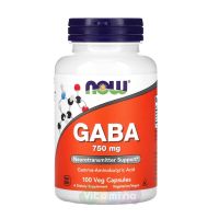 Now Foods ГАБА Gaba 750 мг, 100 капс