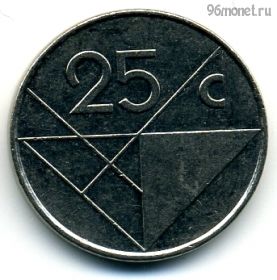 Аруба 25 центов 2001