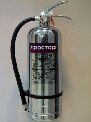 Огнетушитель ОП-4 (хром)
