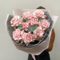 Монобукет французских роз "Мондиаль"