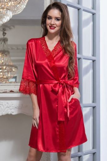 Халат женский MIA-AMORE Flamenco 2087, красный