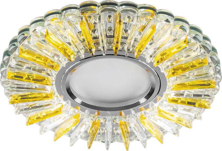 Встраиваемый светильник Feron CD900 прозрачный-жёлтый