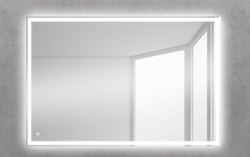 Зеркало для ванной комнаты BelBagno SPC-GRT-500-600-LED-TCH схема 1