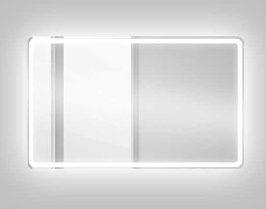 Фото Зеркало для ванной комнаты BelBagno SPC-MAR-1000-600-LED-BTN