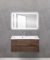 Зеркало для ванной комнаты BelBagno 1000х600 мм с LED подсветкой схема 3