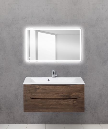 Зеркало для ванной комнаты BelBagno 1000х600 мм с LED подсветкой ФОТО