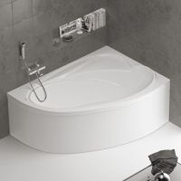 Акриловая ванна четверть круга Belbagno BB106 150x104 схема 5
