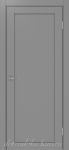 Межкомнатная дверь ТУРИН 501.1 ЭКО-шпон Серый