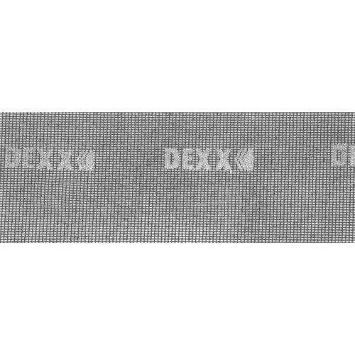 DEXX 105 х 280 мм, Р 60, 3 листа, абразивная, водостойкая, шлифовальная сетка 35550-060_z01